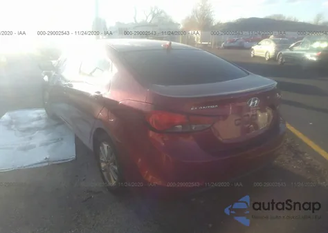 2014 Hyundai Elantra Se из США, поврежденный, VIN 5NPDH4AEXEH543006